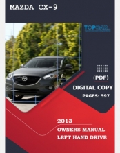 MAZDA CX-9 2013 OWNERS MANUAL